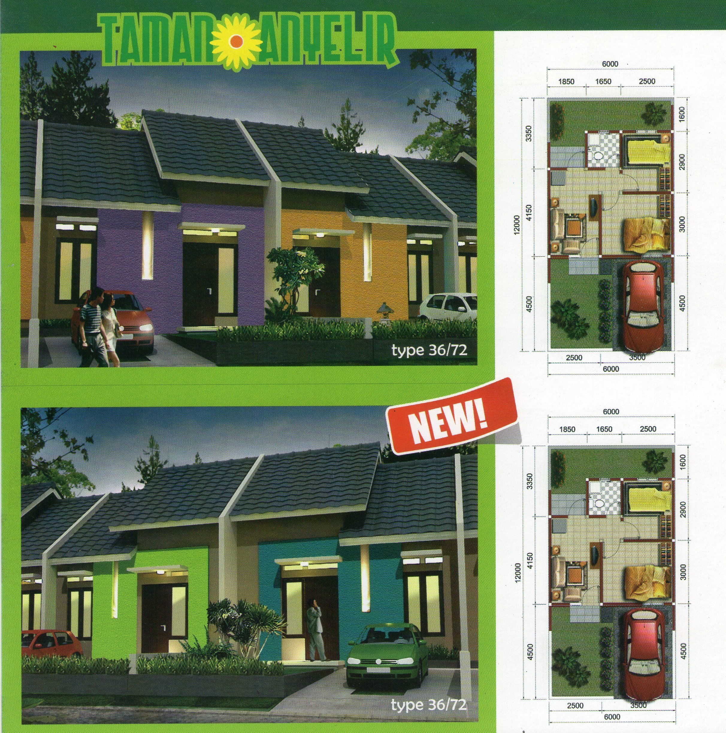 Cluster Taman Anyelir Sukaraja Village Rumah Minimalis Type 45