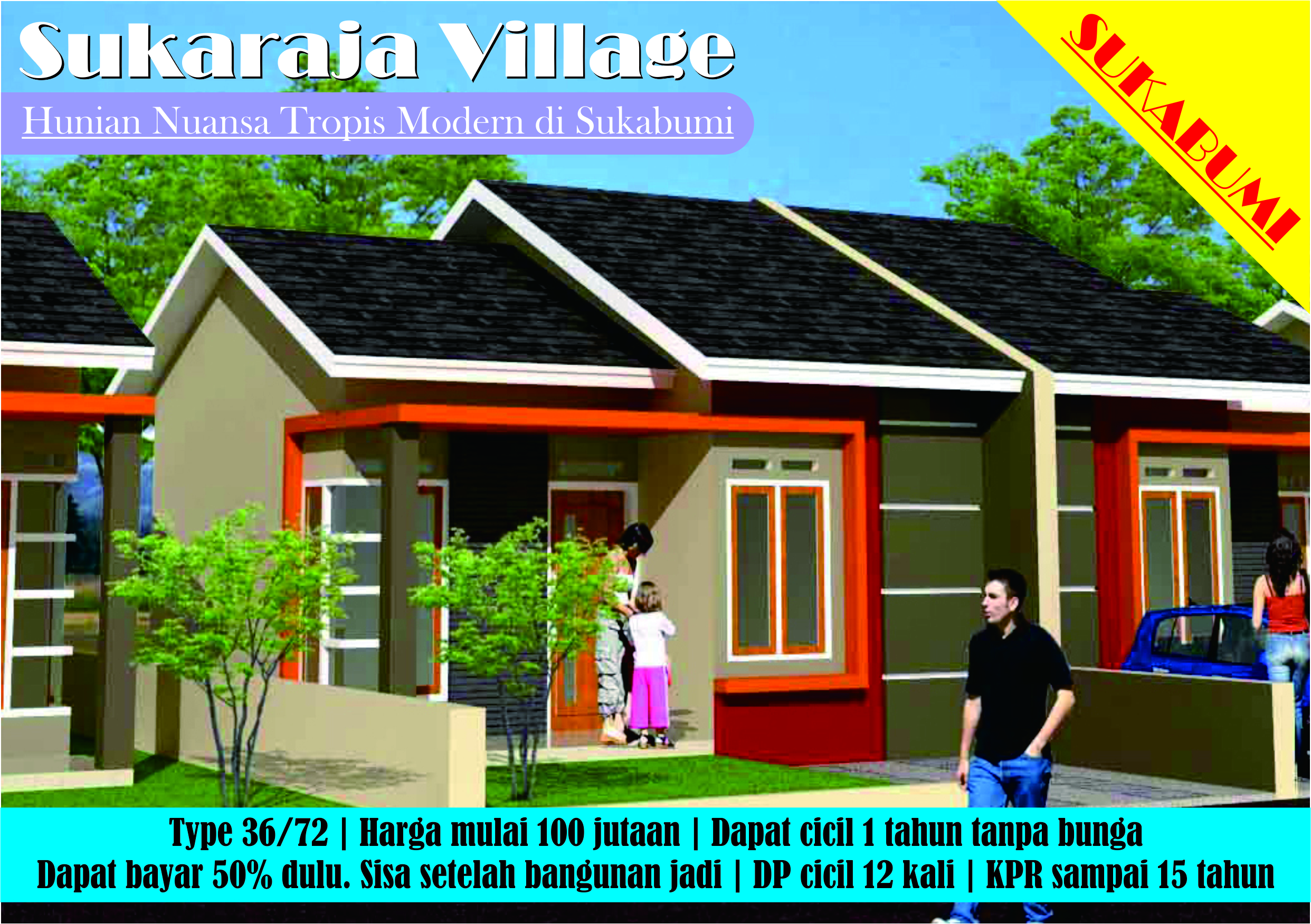 Rumah Murah Di Sukabumi Sukaraja Village Rumah Minimalis Type